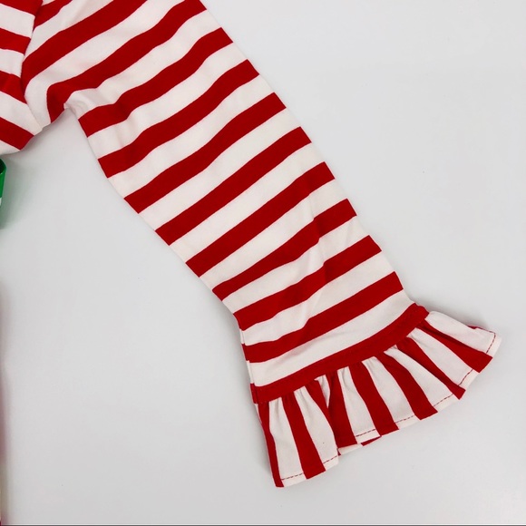 NWT Eleanor Rose Gingerbread Striped Christmas Holiday Dress SZ 3/4 - Picture 6 of 8